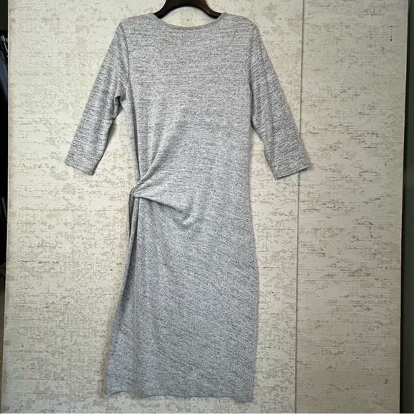 GAP Soft and Cozy Gray Dress with Side Tie Medium - Picture 10 of 13